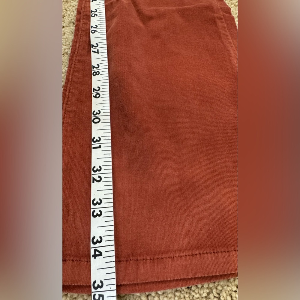 NWT James Jeans Terracotta Micro Corduroy Pants Size 25 Denim Style Womens Soft - Picture 10 of 11